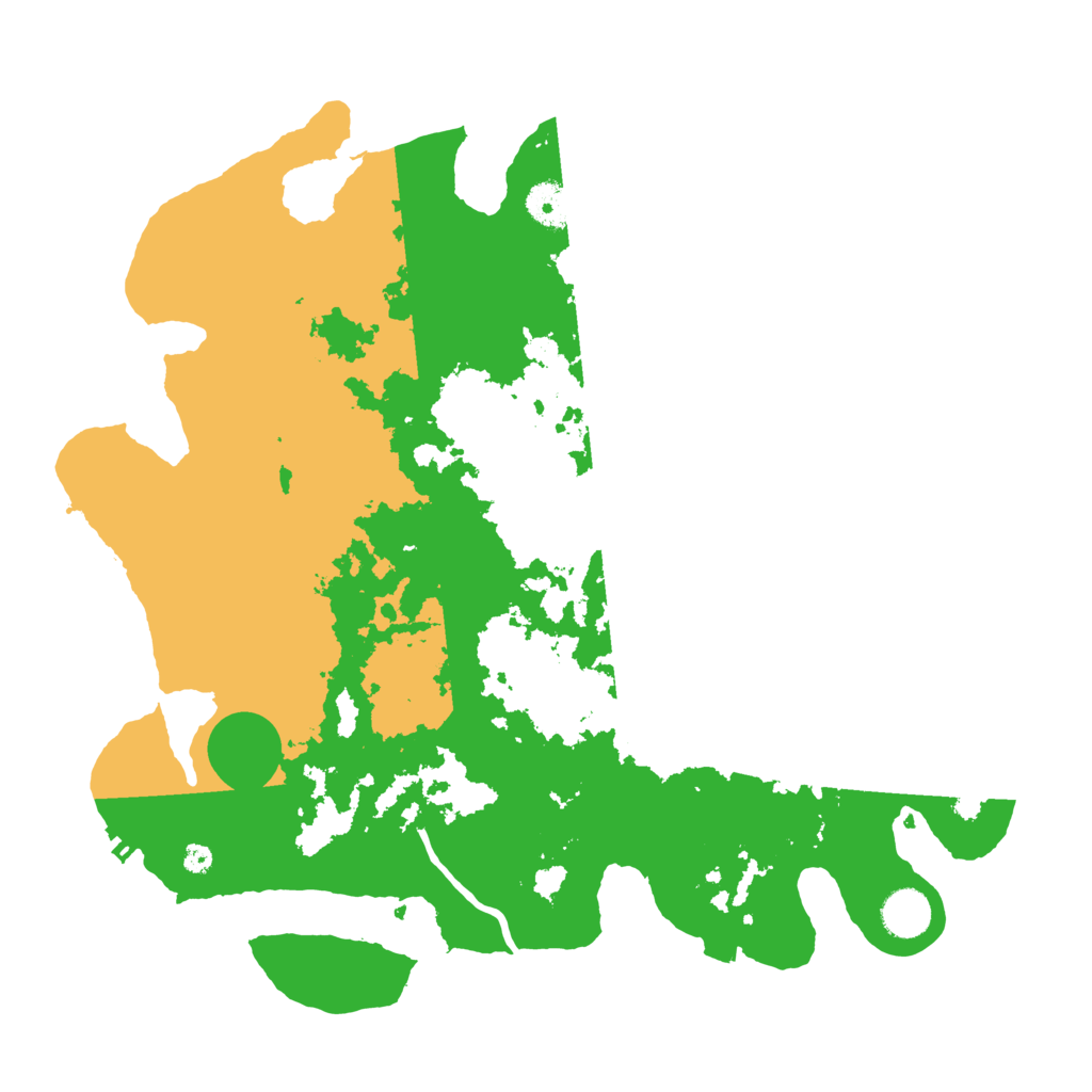 Biome Rust Map: Procedural Map, Size: 3900, Seed: 50783845