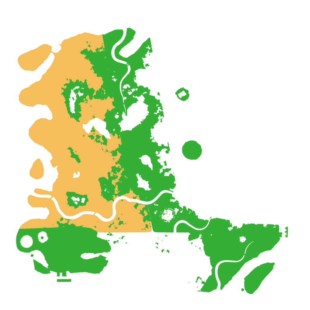 Biome Rust Map: Procedural Map, Size: 4400, Seed: 62823853