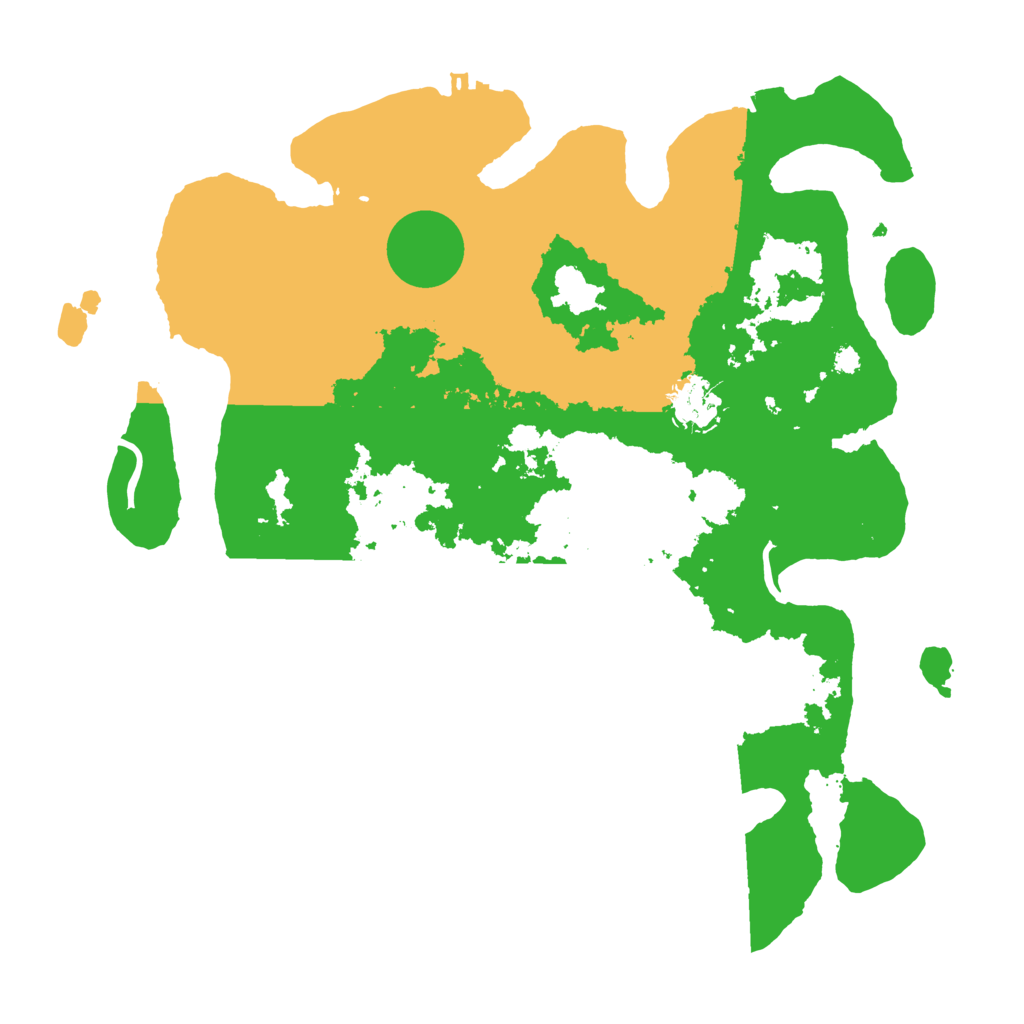 Biome Rust Map: Procedural Map, Size: 3500, Seed: 56281631