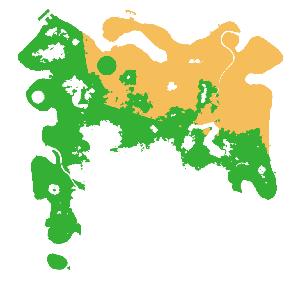 Biome Rust Map: Procedural Map, Size: 4100, Seed: 43324498