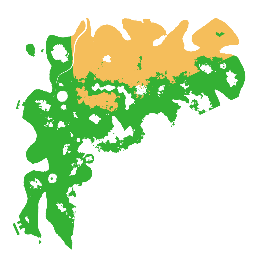 Biome Rust Map: Procedural Map, Size: 4300, Seed: 55151572