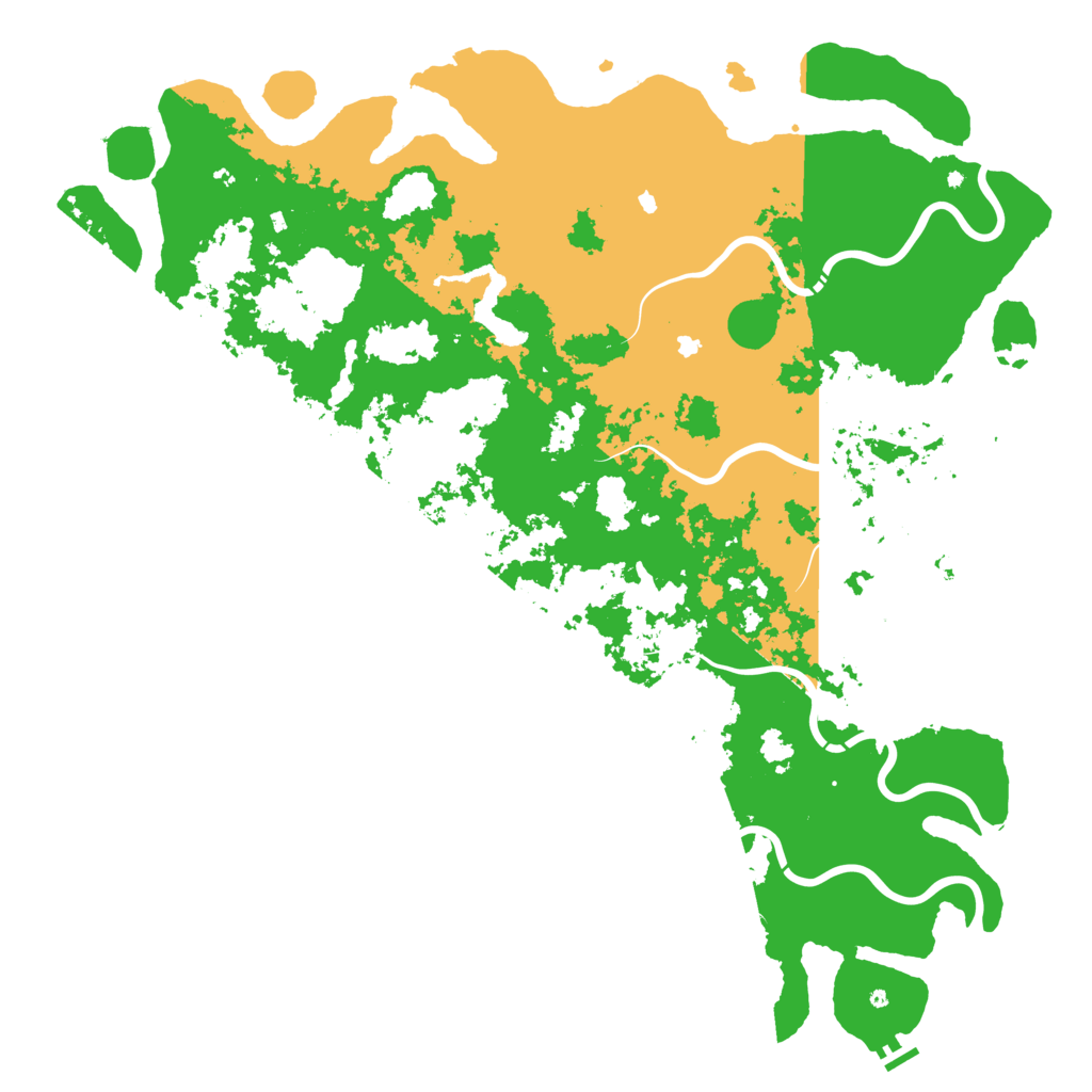 Biome Rust Map: Procedural Map, Size: 6000, Seed: 1155