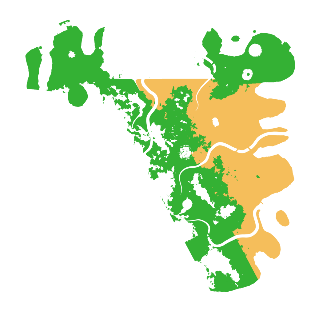 Biome Rust Map: Procedural Map, Size: 4300, Seed: 71526294