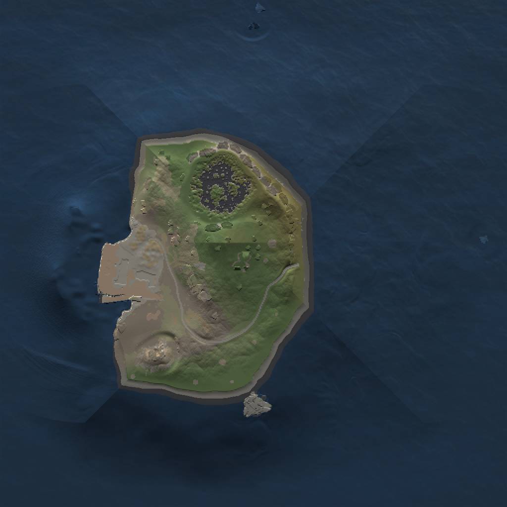 Rust Map: Procedural Map, Size: 1000, Seed: 5648700, 3 Monuments