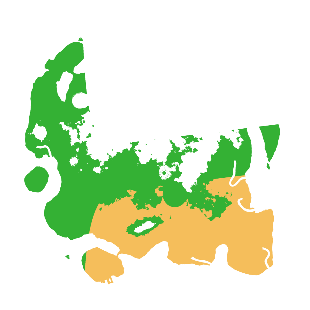 Biome Rust Map: Procedural Map, Size: 3500, Seed: 987746169