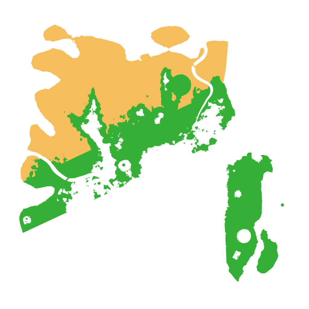 Biome Rust Map: Procedural Map, Size: 3900, Seed: 82833928