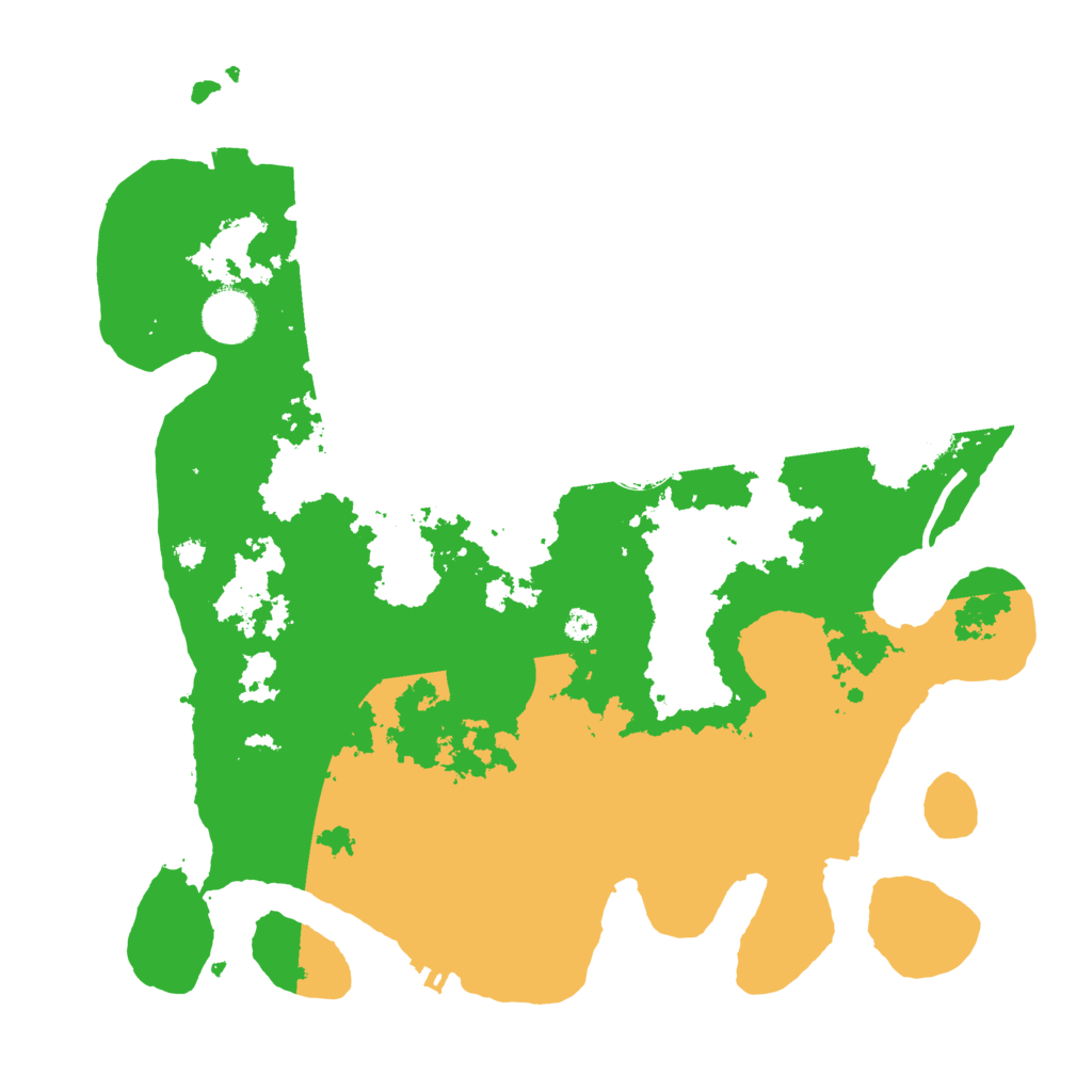 Biome Rust Map: Procedural Map, Size: 3500, Seed: 30023278