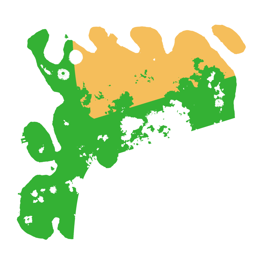 Biome Rust Map: Procedural Map, Size: 3450, Seed: 74520566