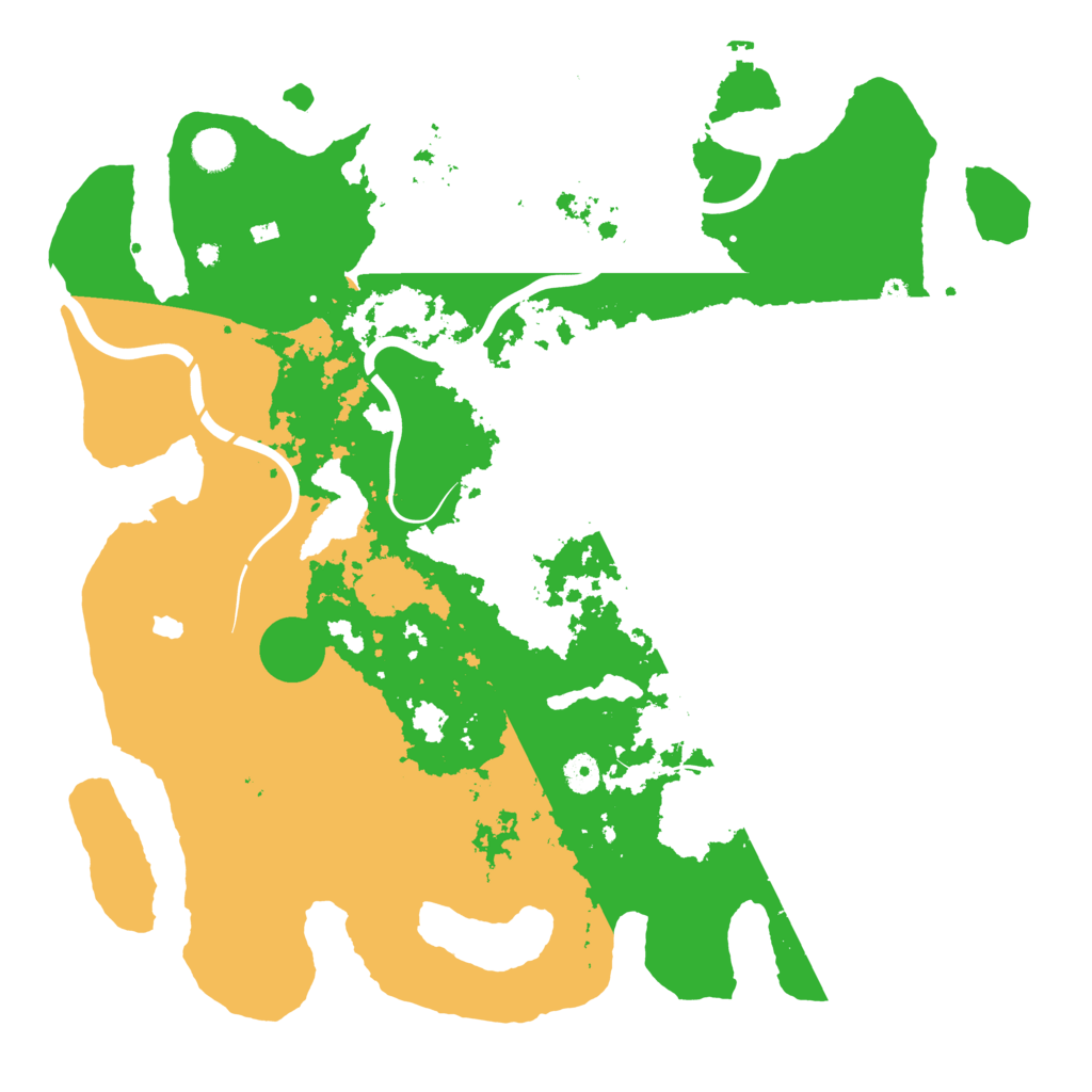 Biome Rust Map: Procedural Map, Size: 4400, Seed: 77794846