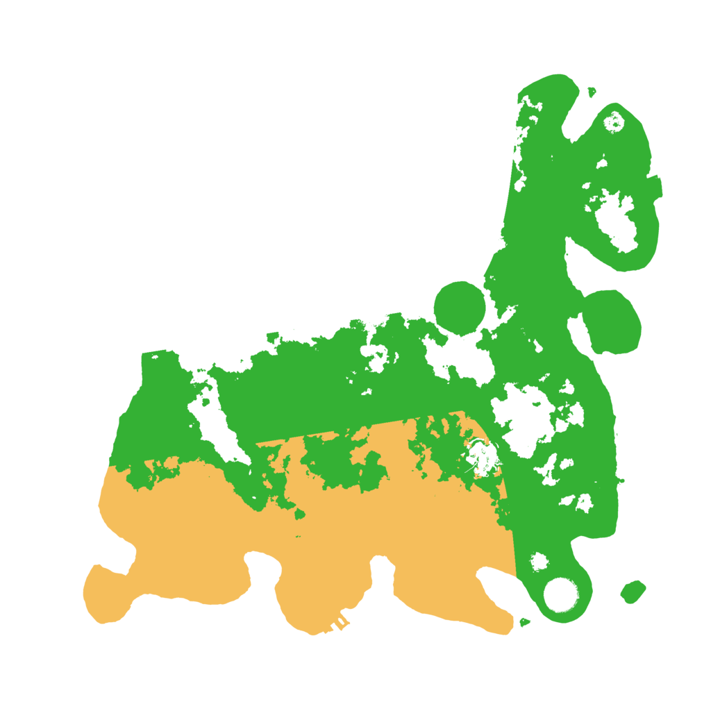 Biome Rust Map: Procedural Map, Size: 3650, Seed: 31544470