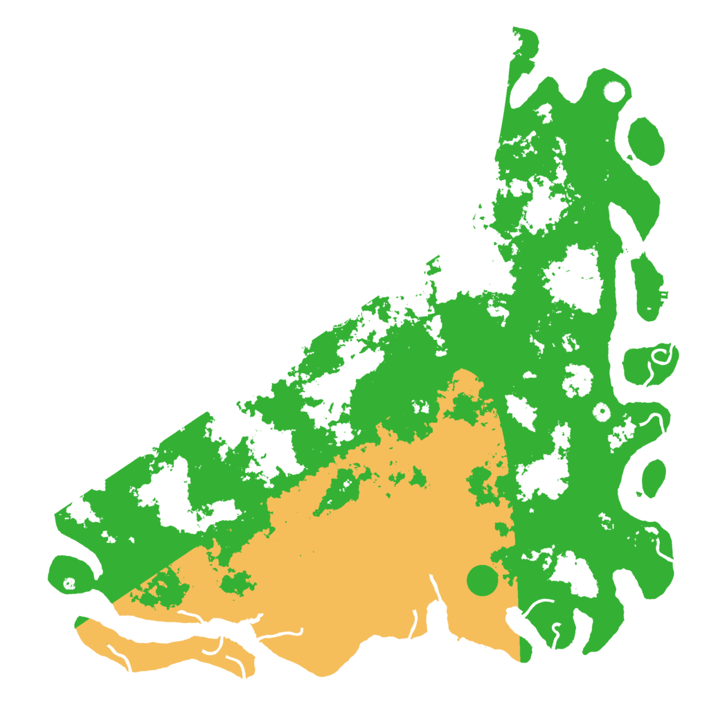 Biome Rust Map: Procedural Map, Size: 6000, Seed: 1580629794