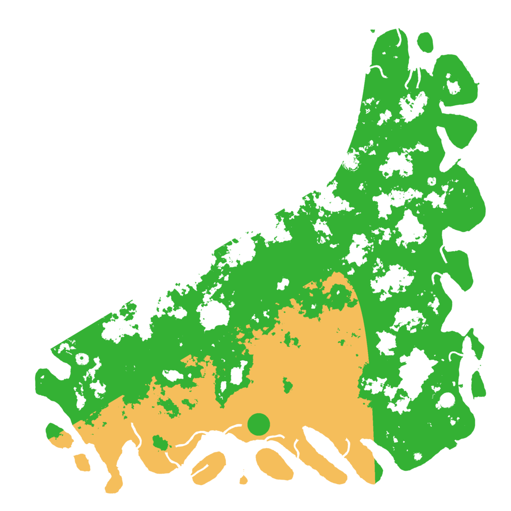 Biome Rust Map: Procedural Map, Size: 6000, Seed: 1612731260