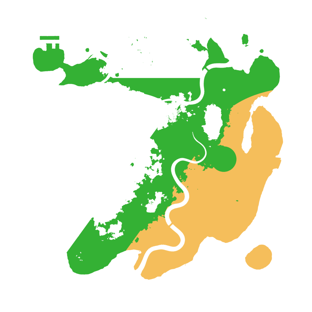 Biome Rust Map: Procedural Map, Size: 3250, Seed: 369818202