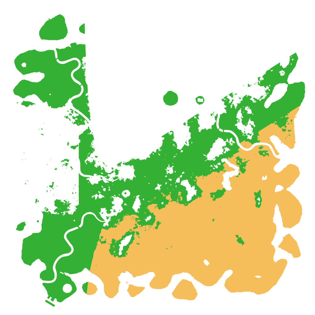 Biome Rust Map: Procedural Map, Size: 6000, Seed: 1460323737