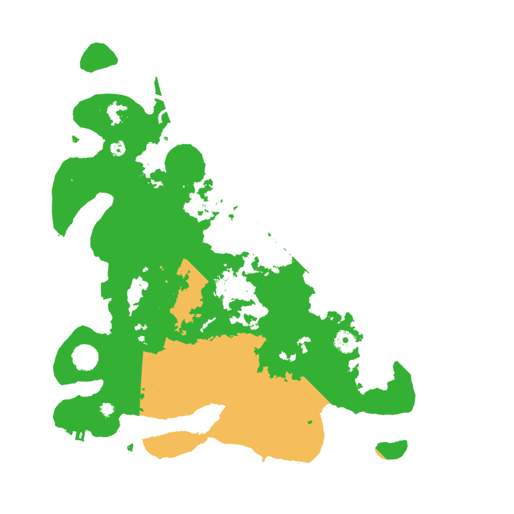 Biome Rust Map: Procedural Map, Size: 3500, Seed: 498801049