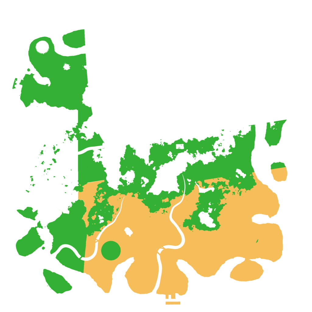 Biome Rust Map: Procedural Map, Size: 4250, Seed: 206196765