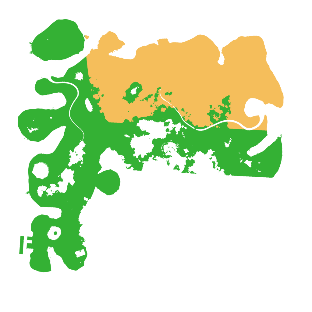 Biome Rust Map: Procedural Map, Size: 3500, Seed: 1367872611