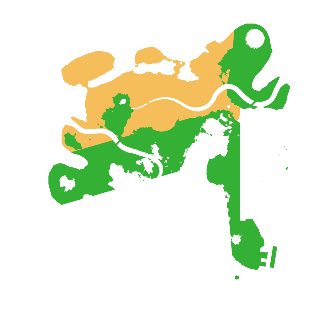 Biome Rust Map: Procedural Map, Size: 3000, Seed: 1674564288
