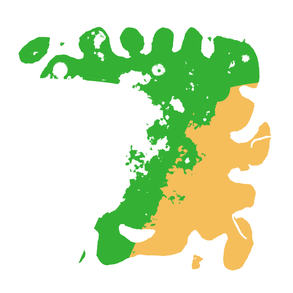 Biome Rust Map: Procedural Map, Size: 3550, Seed: 44043534