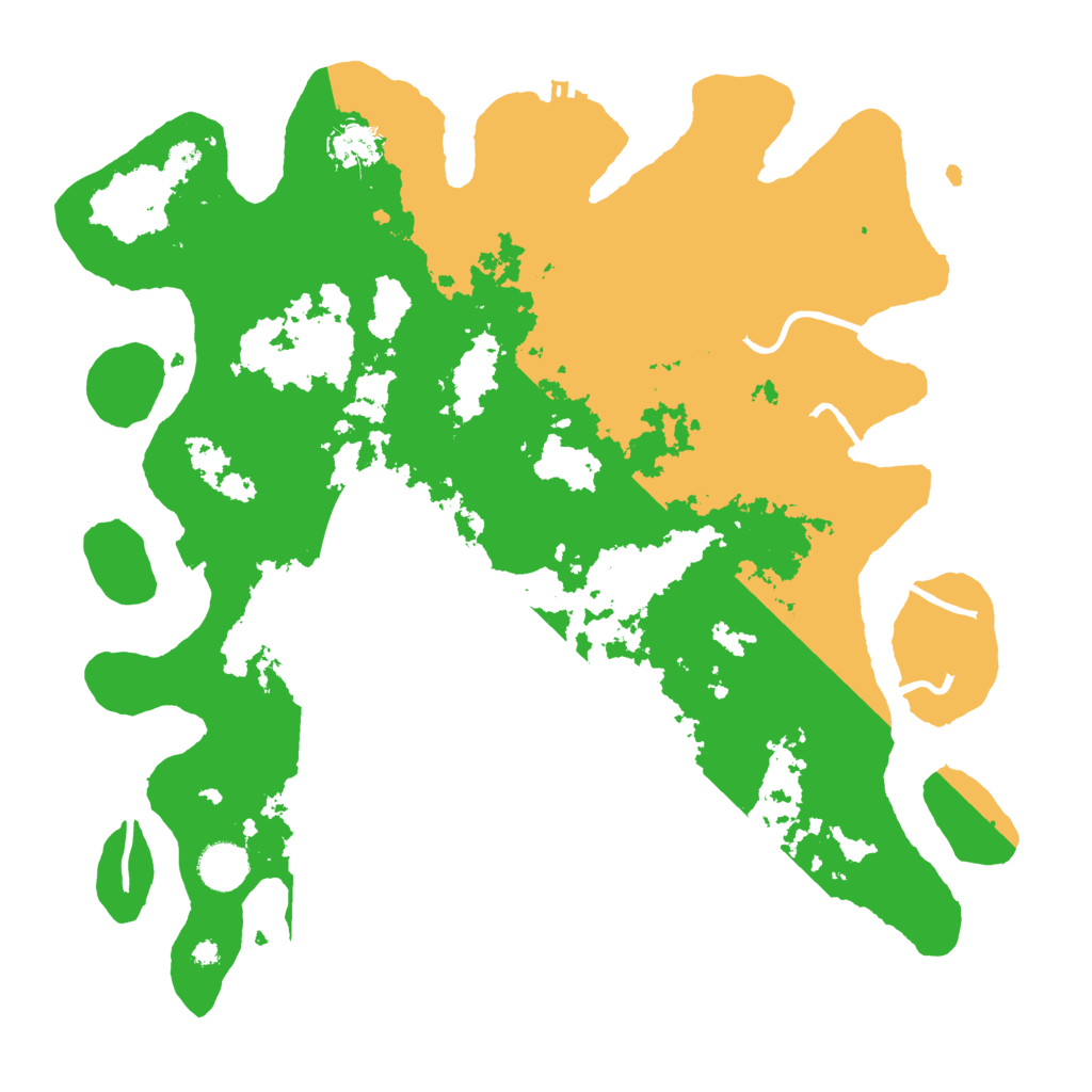 Biome Rust Map: Procedural Map, Size: 3900, Seed: 80457595