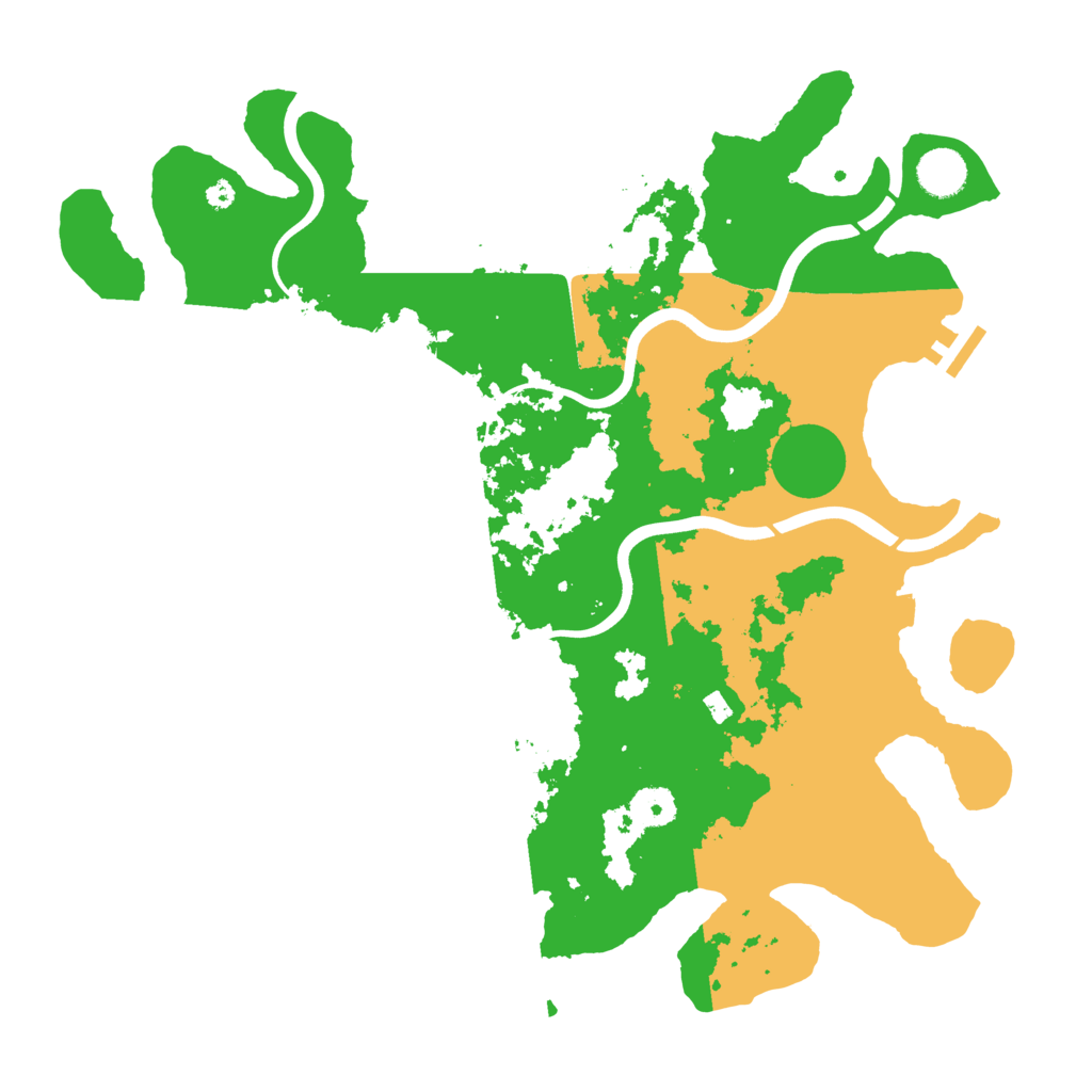 Biome Rust Map: Procedural Map, Size: 3900, Seed: 53806818