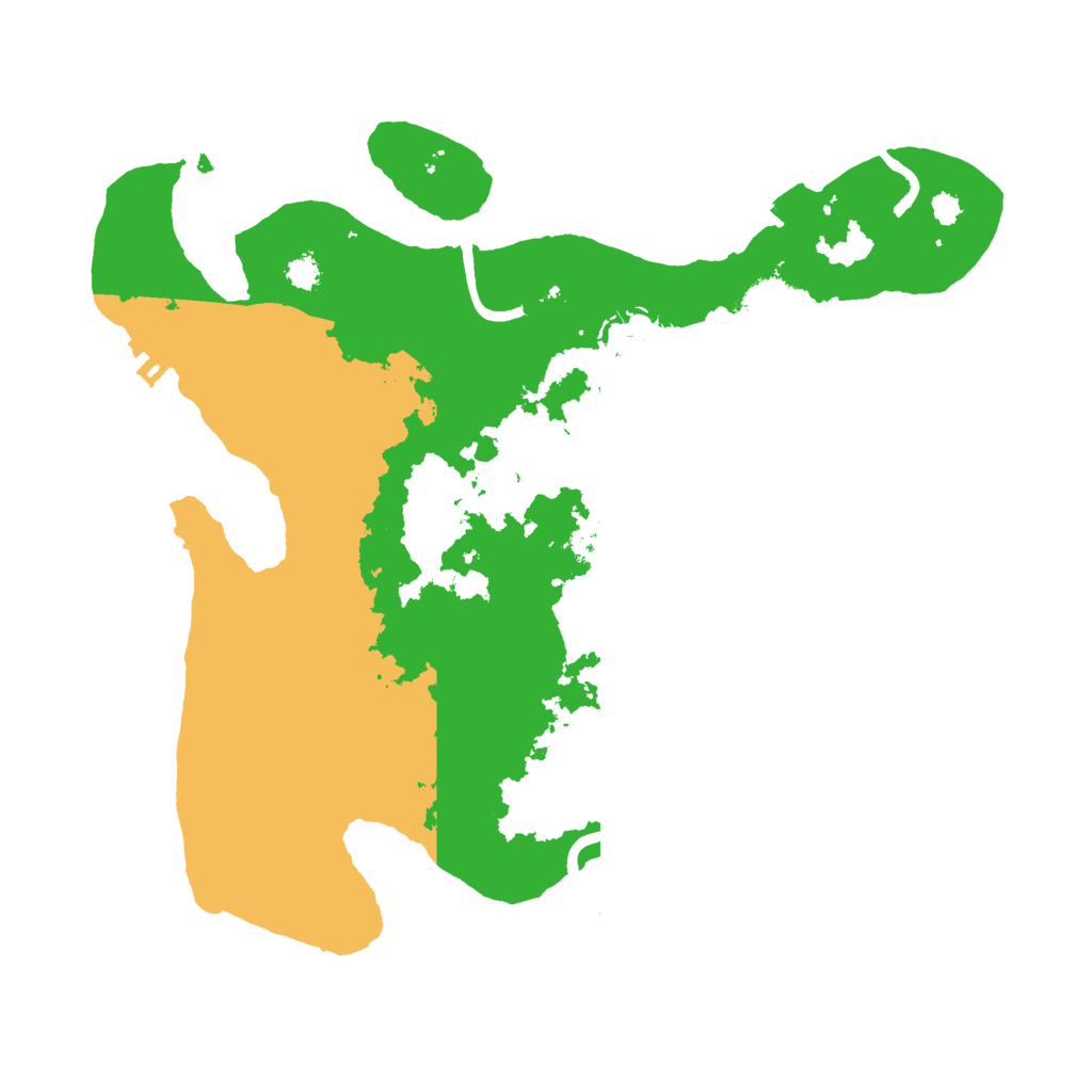 Biome Rust Map: Procedural Map, Size: 3000, Seed: 211984451