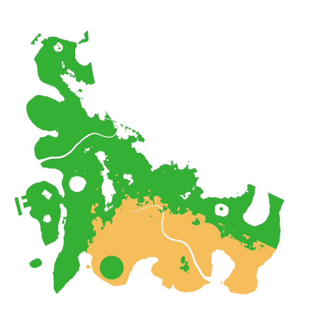 Biome Rust Map: Procedural Map, Size: 3550, Seed: 21367647
