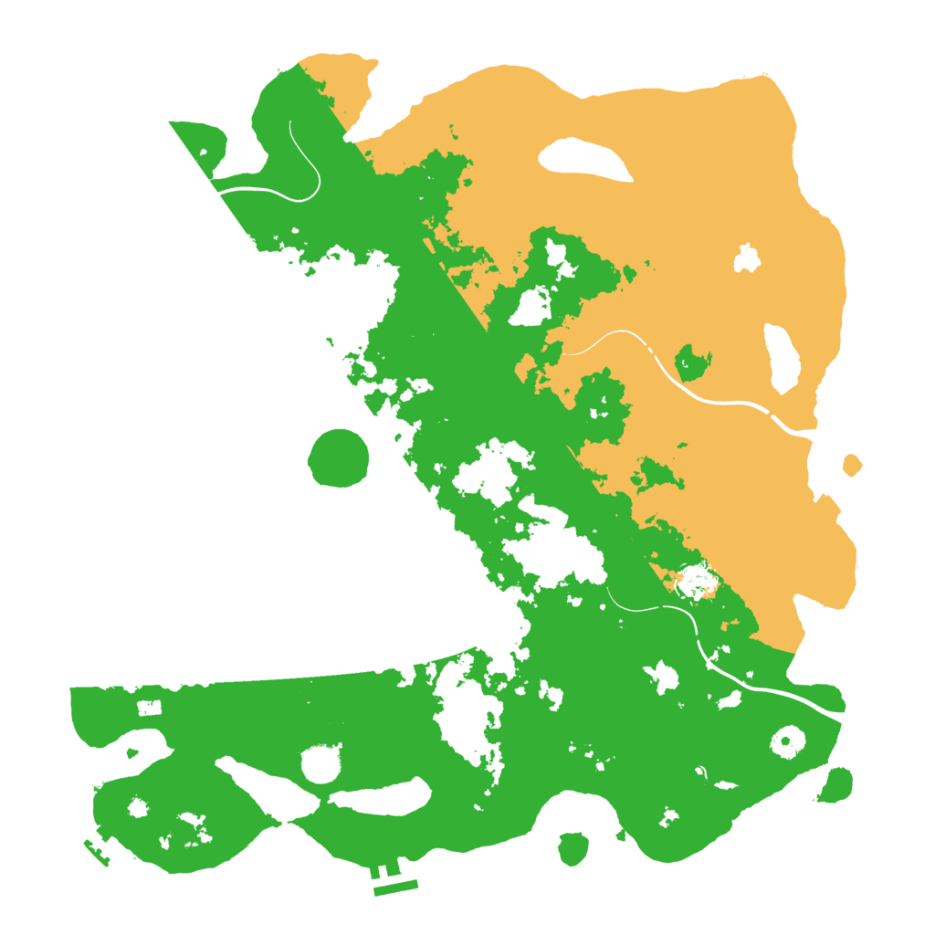 Biome Rust Map: Procedural Map, Size: 4250, Seed: 3701218