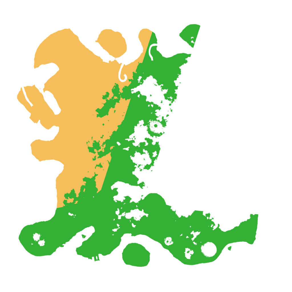 Biome Rust Map: Procedural Map, Size: 3550, Seed: 60501893