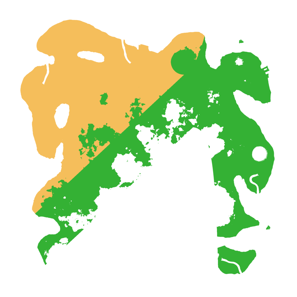 Biome Rust Map: Procedural Map, Size: 3500, Seed: 20125531