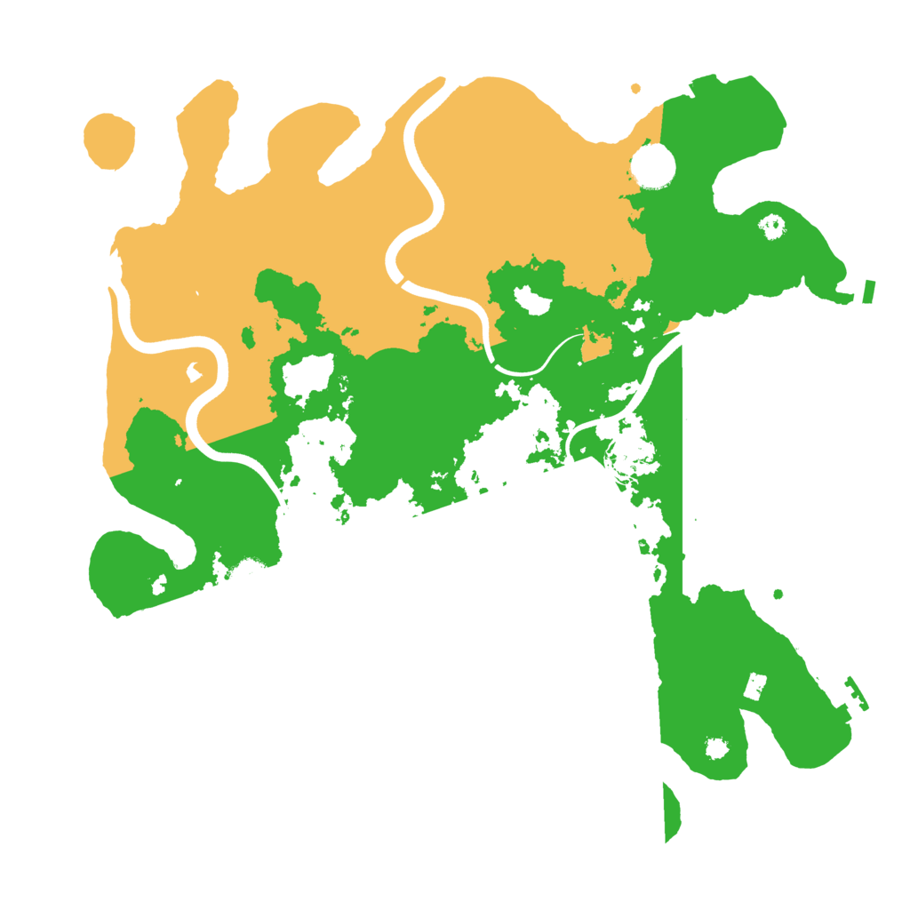 Biome Rust Map: Procedural Map, Size: 3700, Seed: 68011966