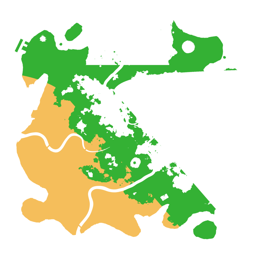 Biome Rust Map: Procedural Map, Size: 3800, Seed: 42203361