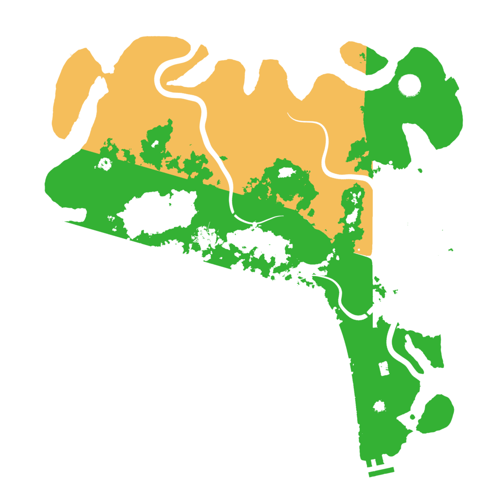 Biome Rust Map: Procedural Map, Size: 3900, Seed: 69383852