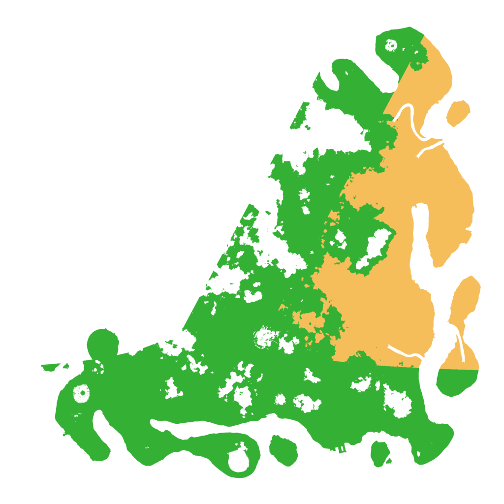 Biome Rust Map: Procedural Map, Size: 4300, Seed: 40150470