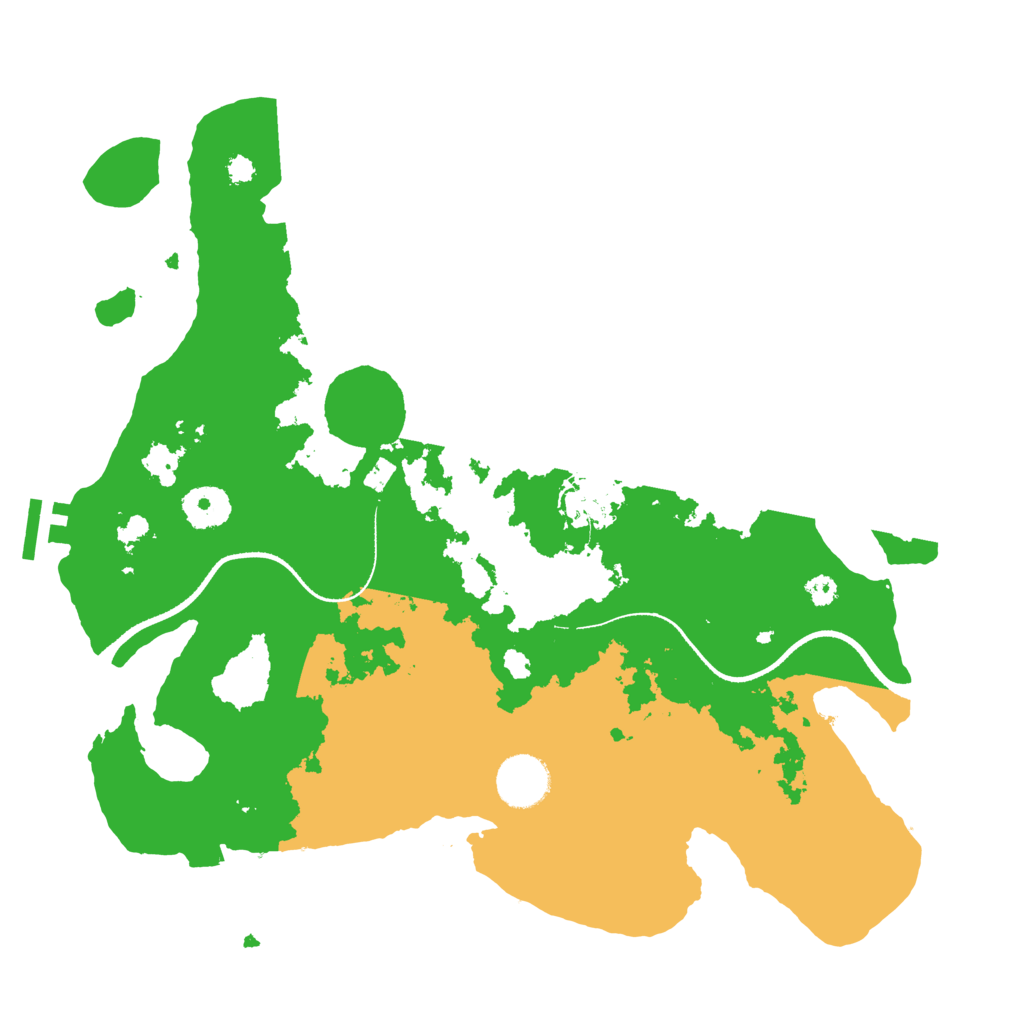 Biome Rust Map: Procedural Map, Size: 3400, Seed: 349831