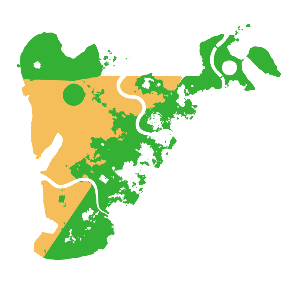 Biome Rust Map: Procedural Map, Size: 3700, Seed: 44013554