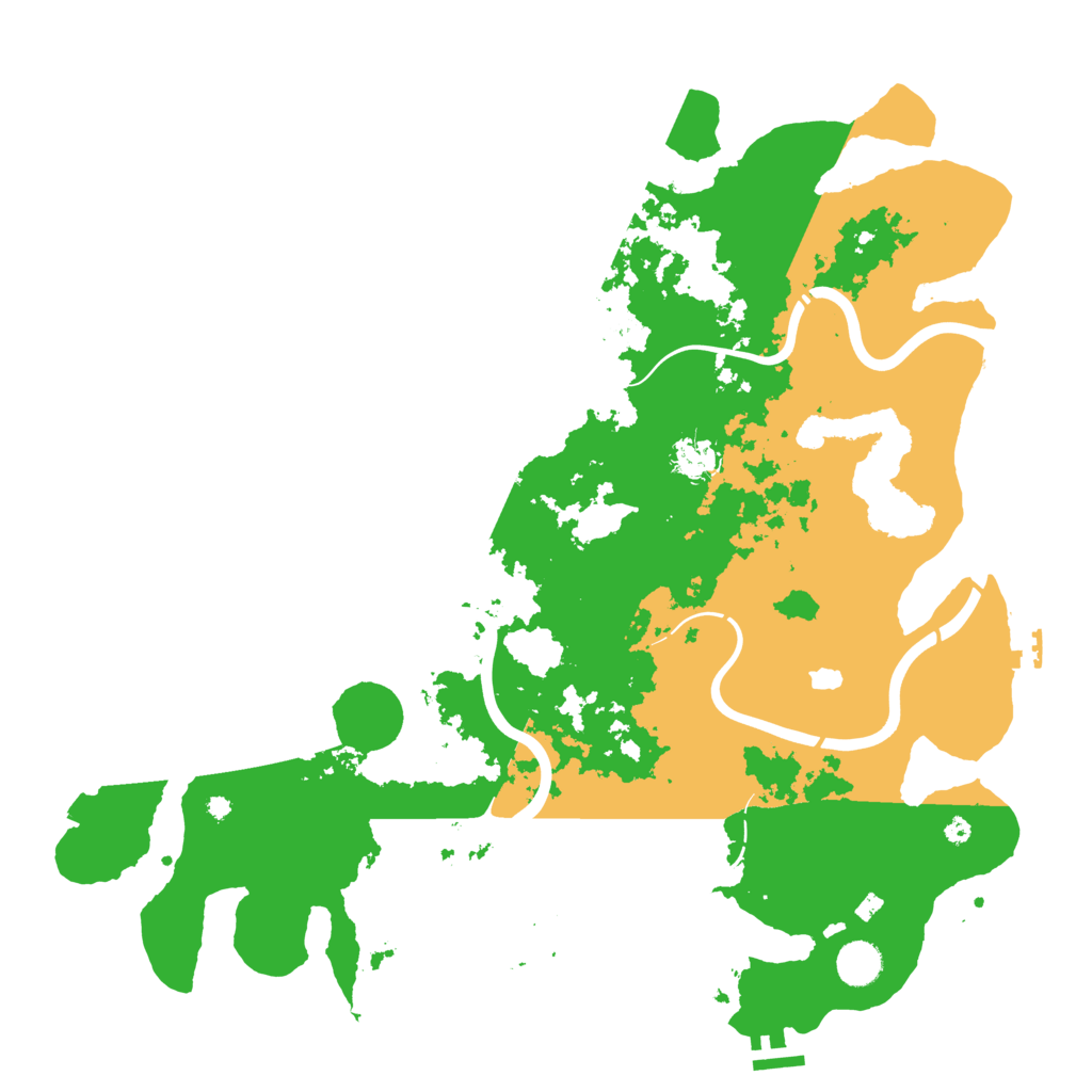 Biome Rust Map: Procedural Map, Size: 4250, Seed: 401196710