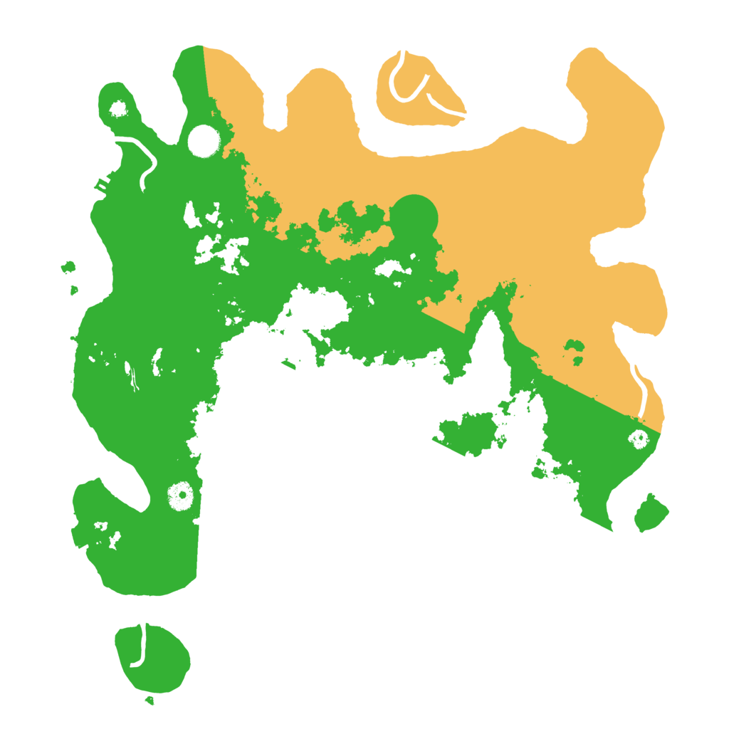 Biome Rust Map: Procedural Map, Size: 4000, Seed: 38626059