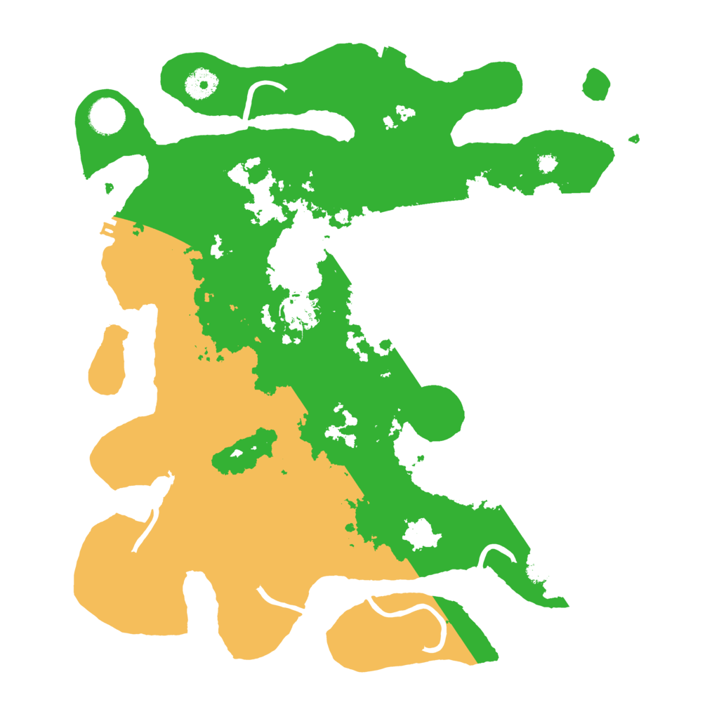 Biome Rust Map: Procedural Map, Size: 3500, Seed: 2091988494