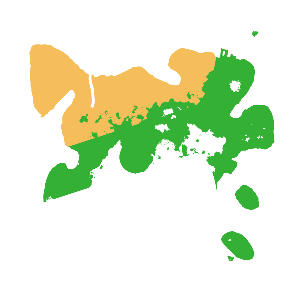 Biome Rust Map: Procedural Map, Size: 2500, Seed: 333374