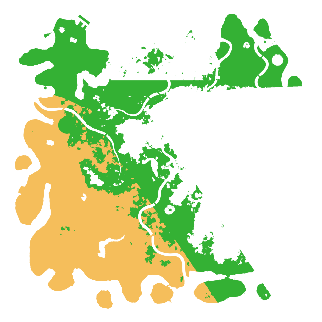 Biome Rust Map: Procedural Map, Size: 5000, Seed: 271397708