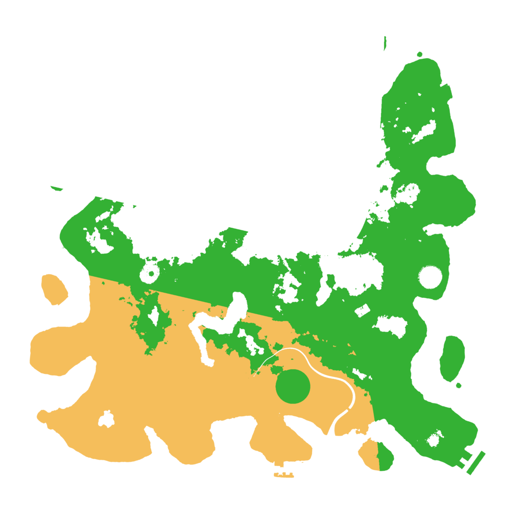 Biome Rust Map: Procedural Map, Size: 4000, Seed: 44015364