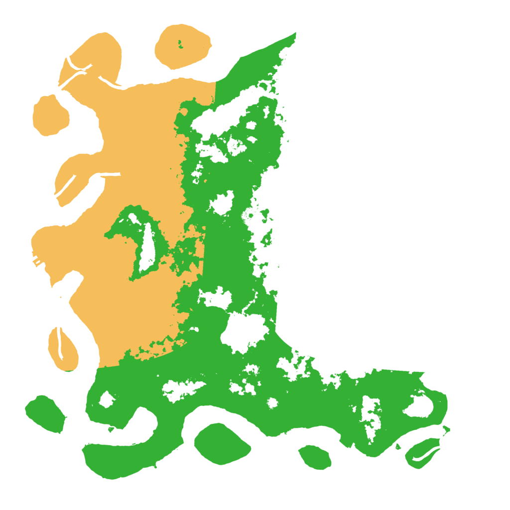 Biome Rust Map: Procedural Map, Size: 4400, Seed: 80327995