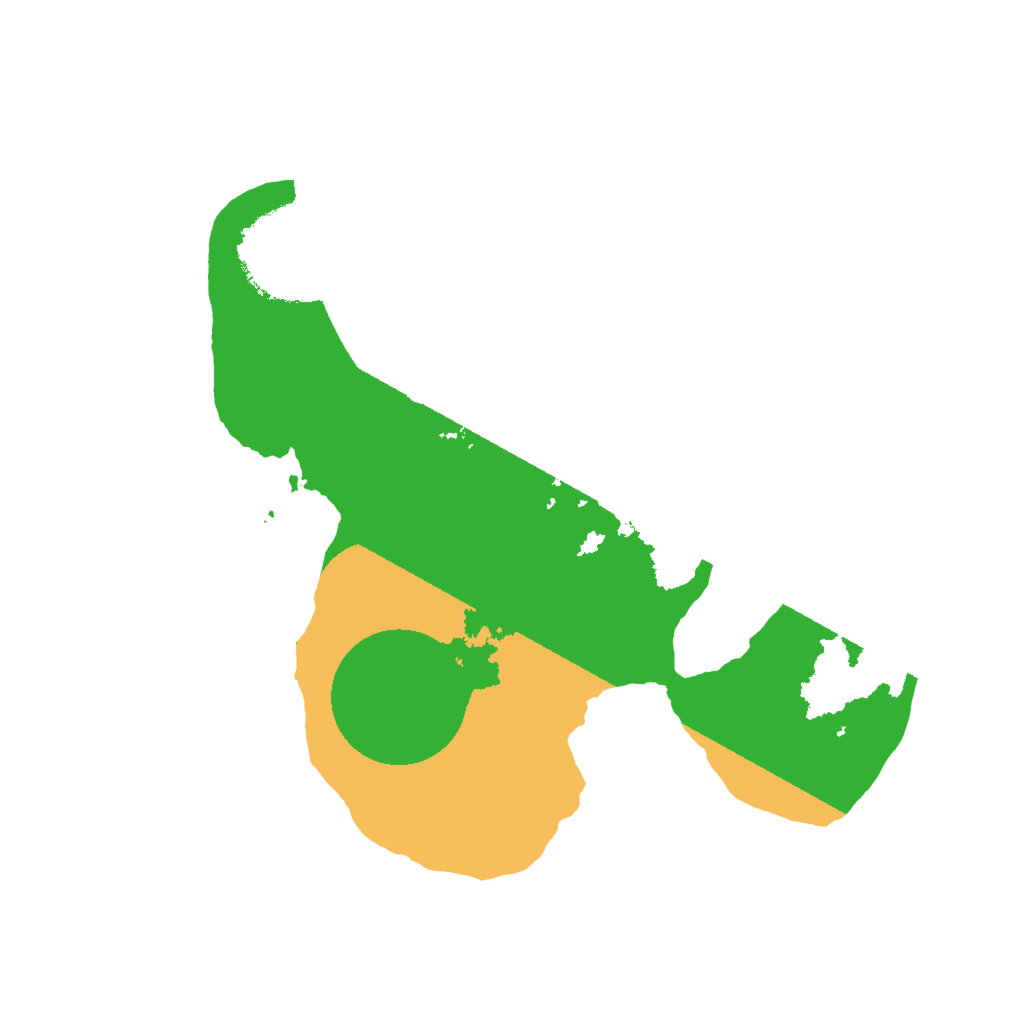 Biome Rust Map: Barren, Size: 2000, Seed: 121315421