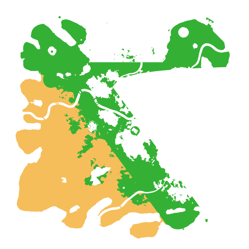 Biome Rust Map: Procedural Map, Size: 4400, Seed: 47037747