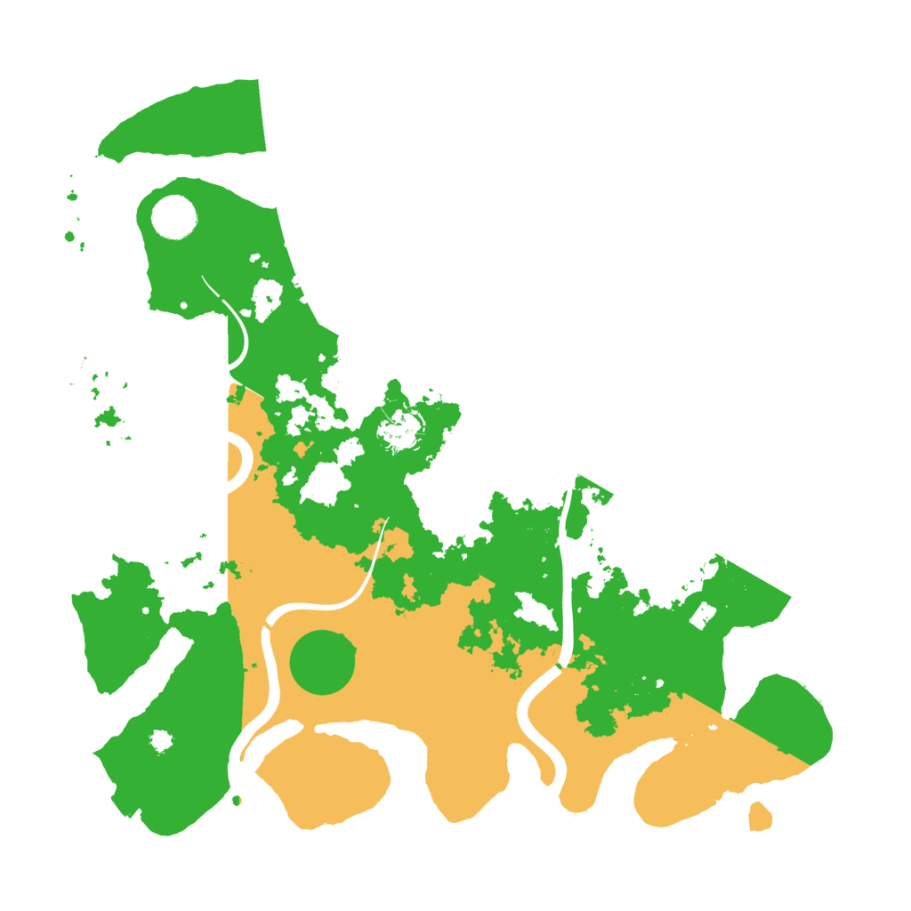 Biome Rust Map: Procedural Map, Size: 3700, Seed: 83722360