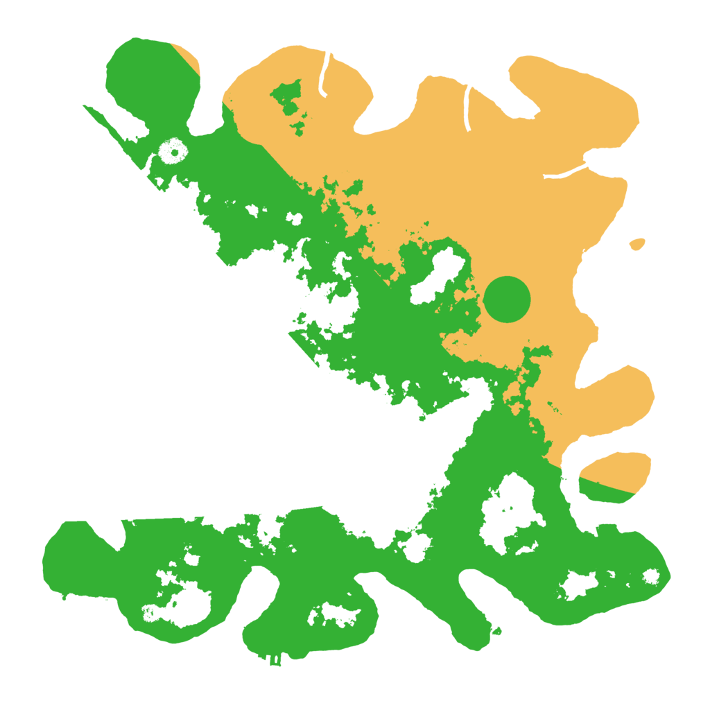 Biome Rust Map: Procedural Map, Size: 4000, Seed: 68697915
