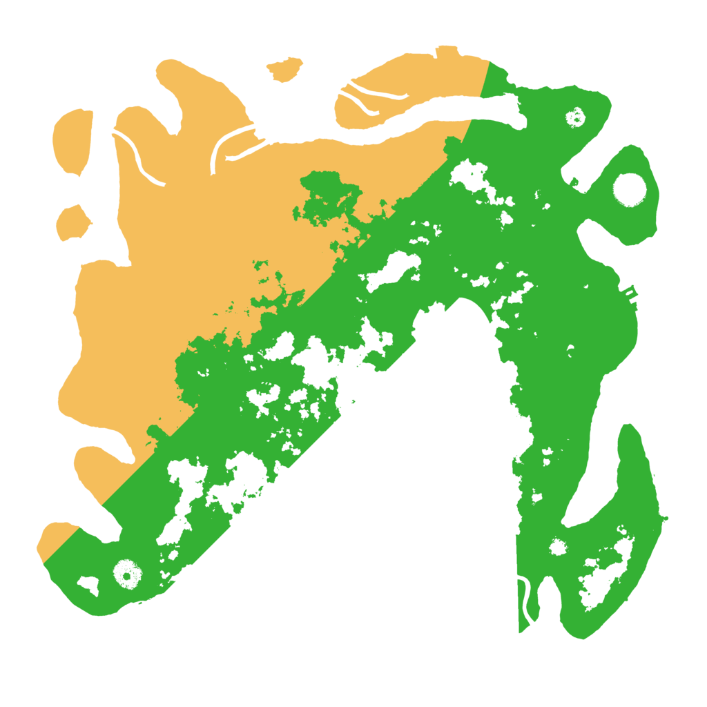 Biome Rust Map: Procedural Map, Size: 3800, Seed: 99050560