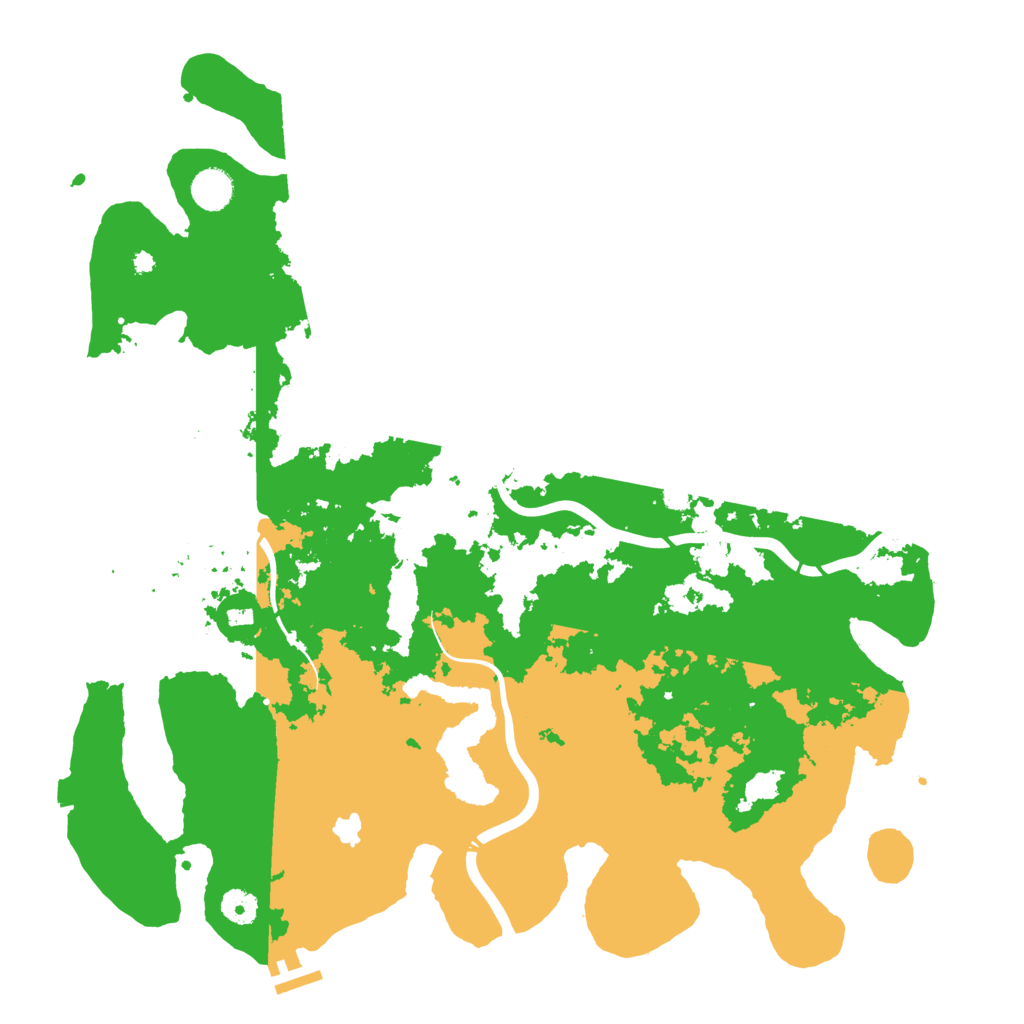 Biome Rust Map: Procedural Map, Size: 4300, Seed: 16923191