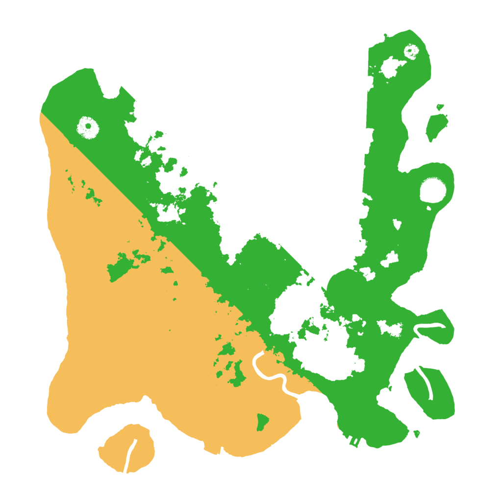 Biome Rust Map: Procedural Map, Size: 3500, Seed: 320642814